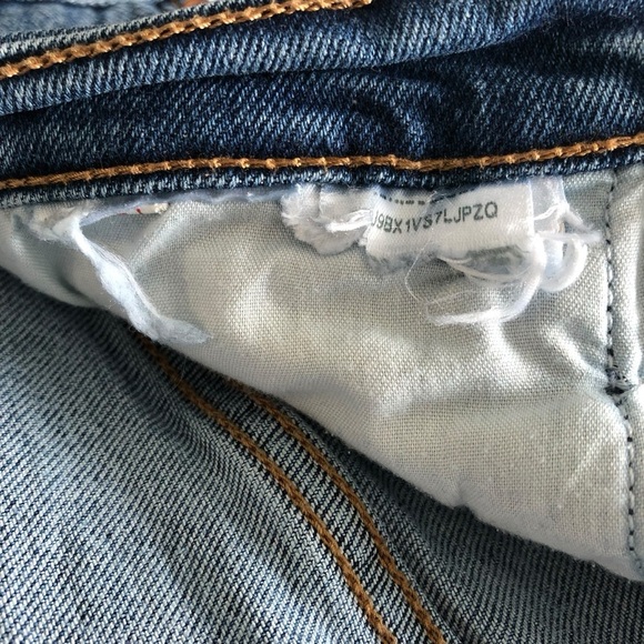 Levi’s Ribcage Straight Ankle Size 18W Medium Wash Raw Hem Wide Leg Crop - Picture 15 of 15